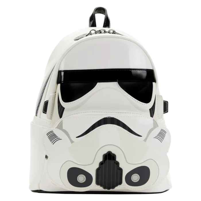 10" Star Wars - Stormtrooper Lenticular Cosplay Faux Leather Backpack Bag Loungefly