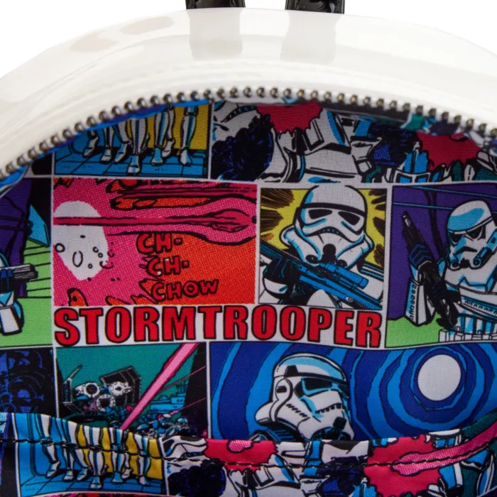 10" Star Wars - Stormtrooper Lenticular Cosplay Faux Leather Backpack Bag Loungefly