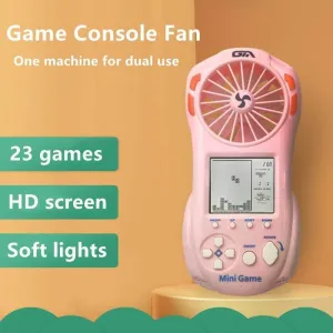 2in1 Portable Mini Game Console with Fan