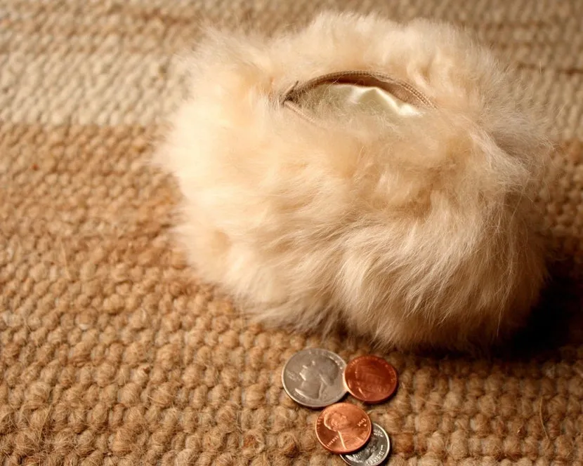 Alpaca Fur Coin Purse