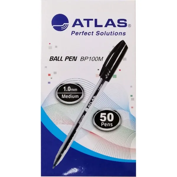 Atlas Ball Pen Black 1mm