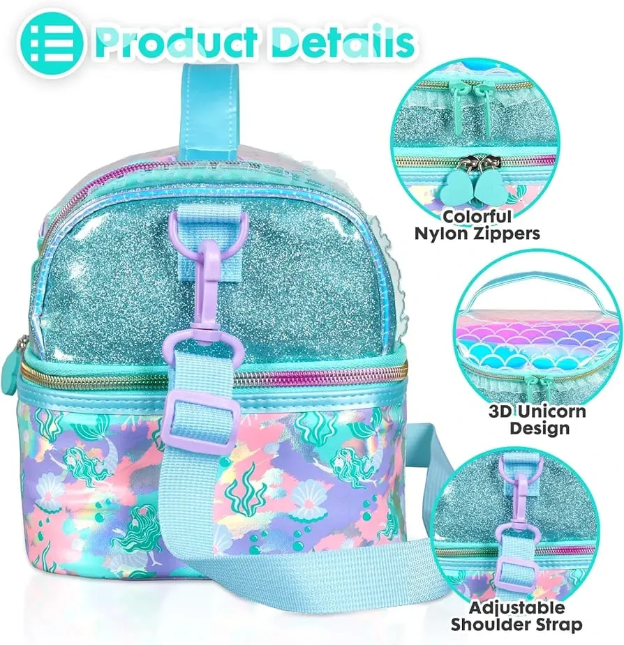 BEAUTIFUL MERMAID DUAL COMPARTMENT LUNCH BAG