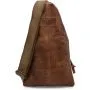 BedStu Andie Tan Rustic Sling Backpack