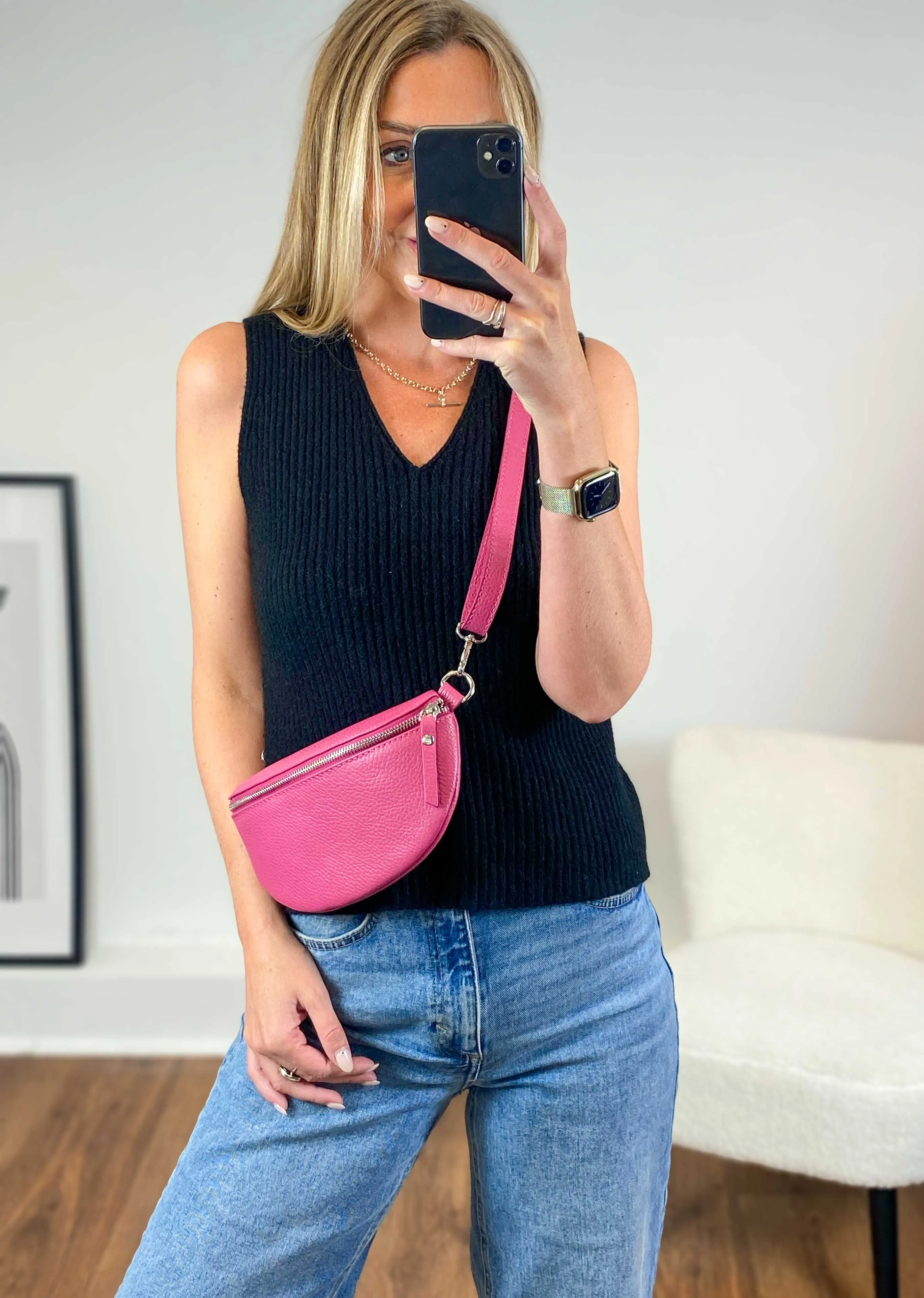 Billie Leather Sling Bag