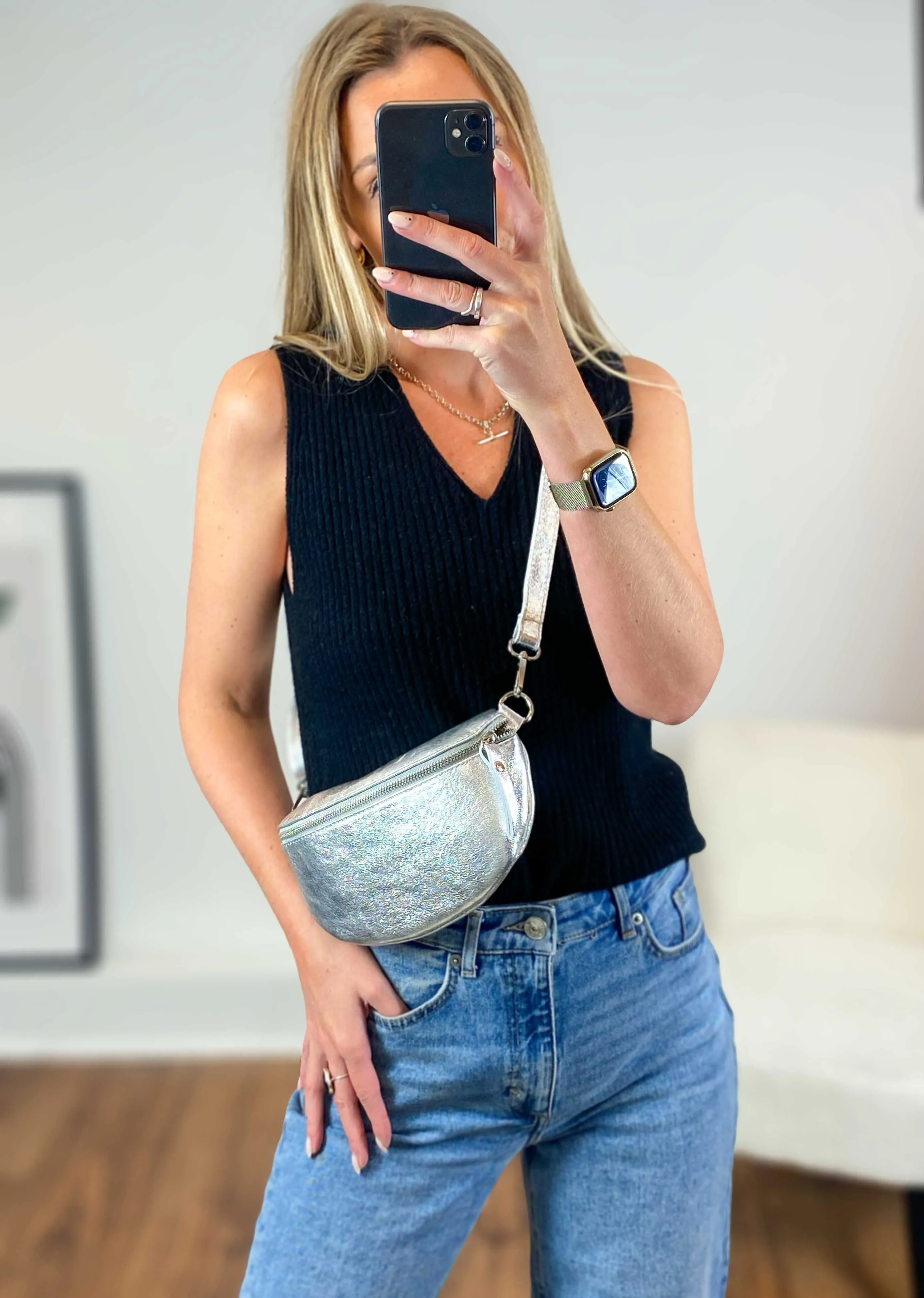 Billie Leather Sling Bag