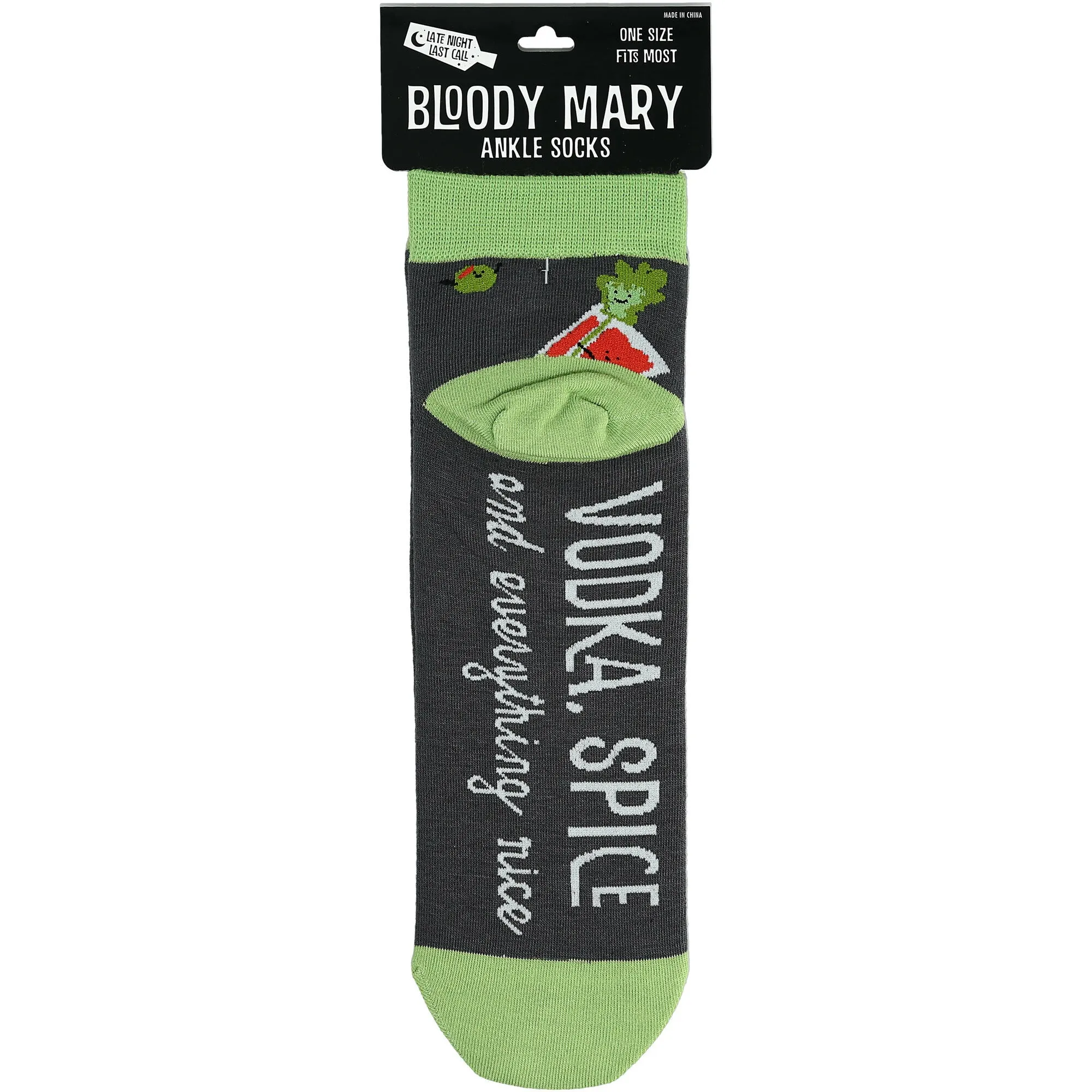 Bloody Mary Cotton Blend Ankle Socks