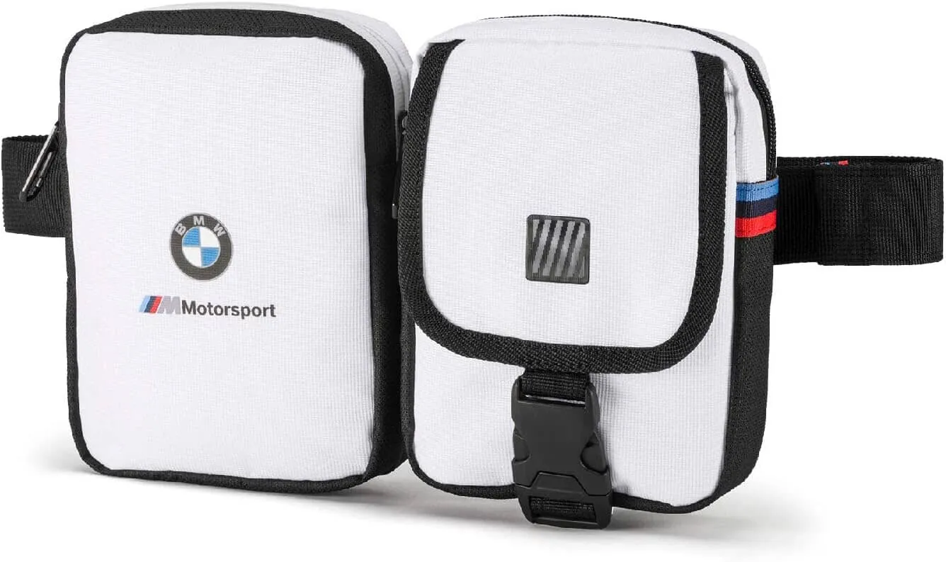 BMW Motorsport Puma Utility Waist Bag - Black/White