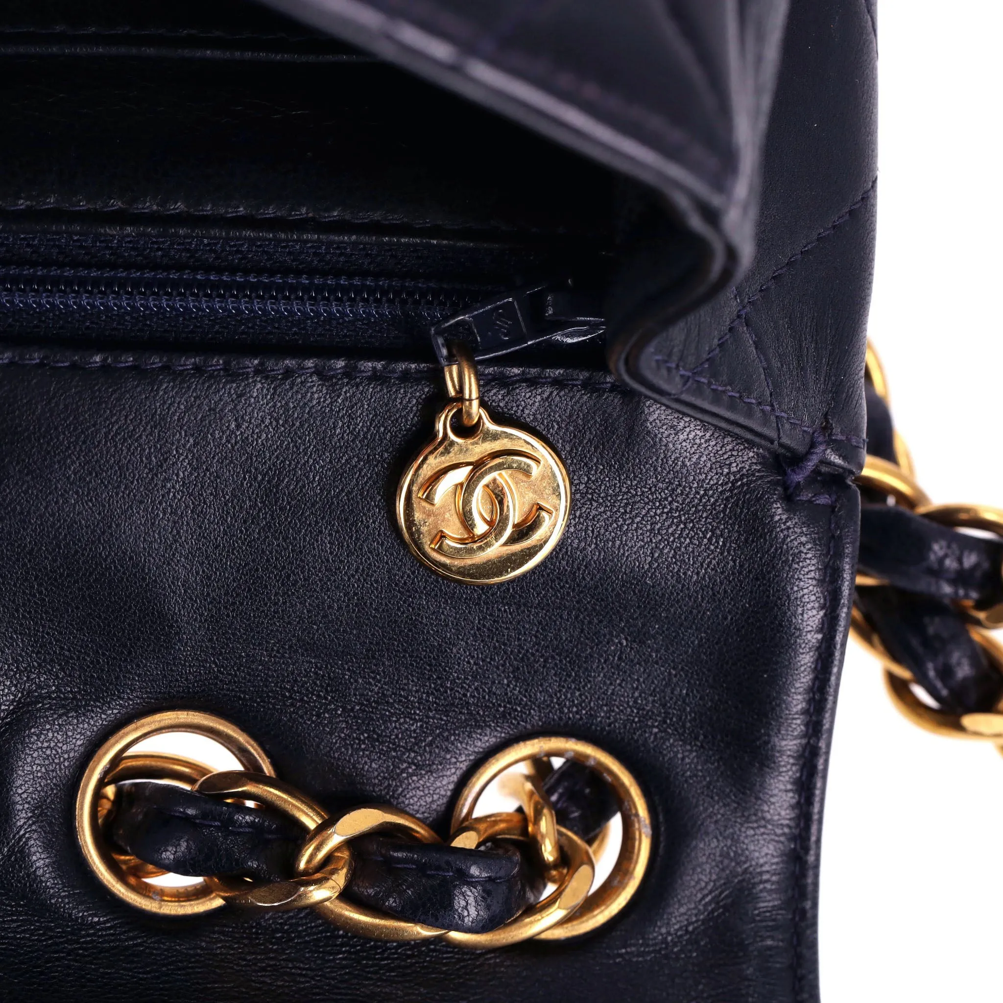 Chanel Jumbo Vintage Lambskin Leather Quilted Timeless Bag