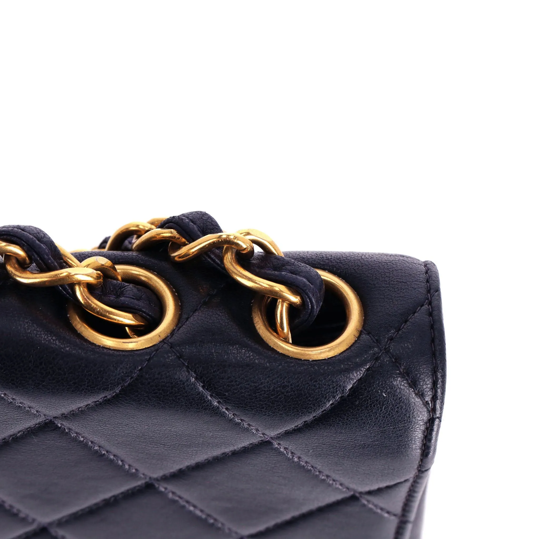 Chanel Jumbo Vintage Lambskin Leather Quilted Timeless Bag