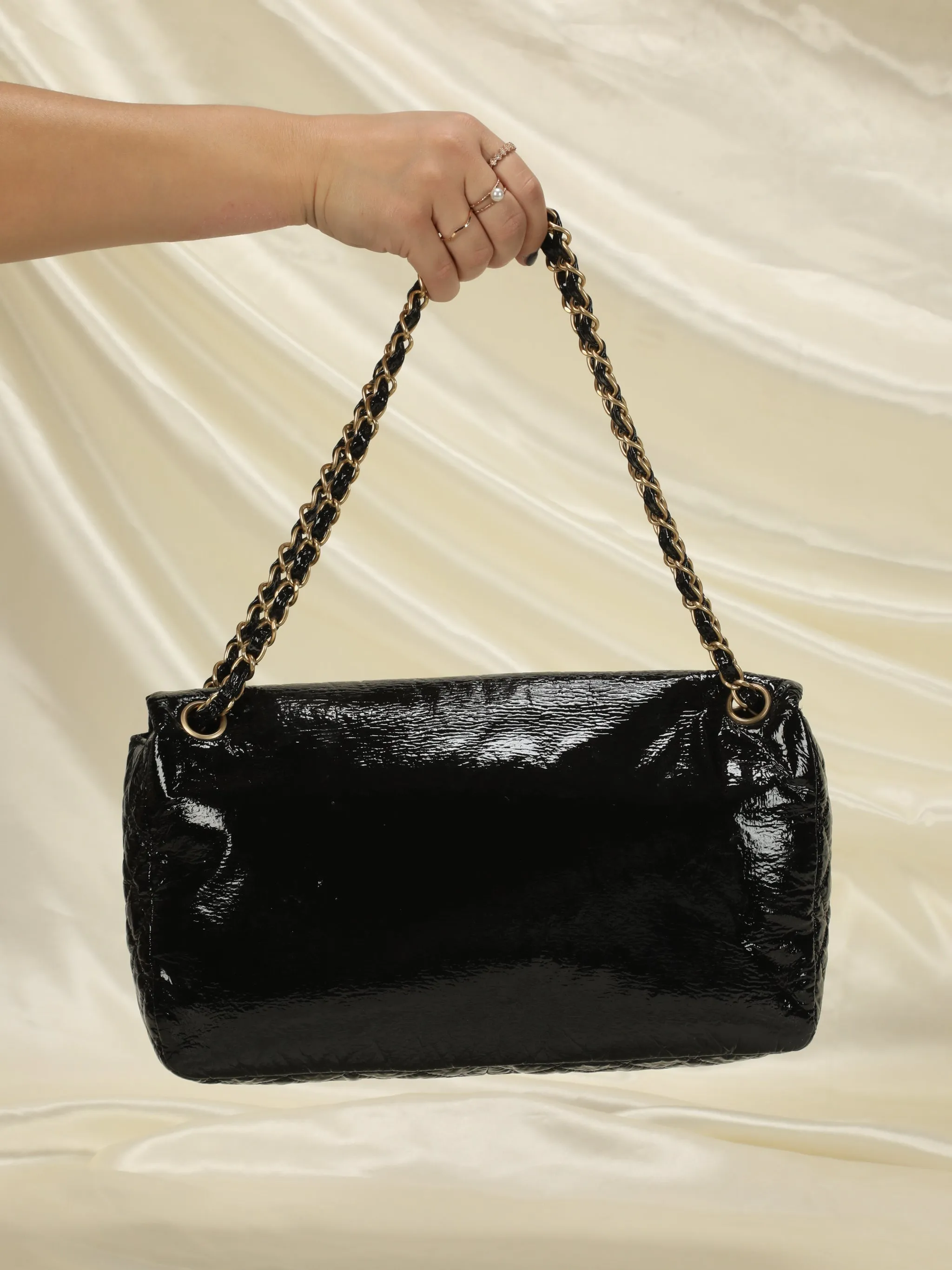 CL Timeless Patent Shoulder Bag