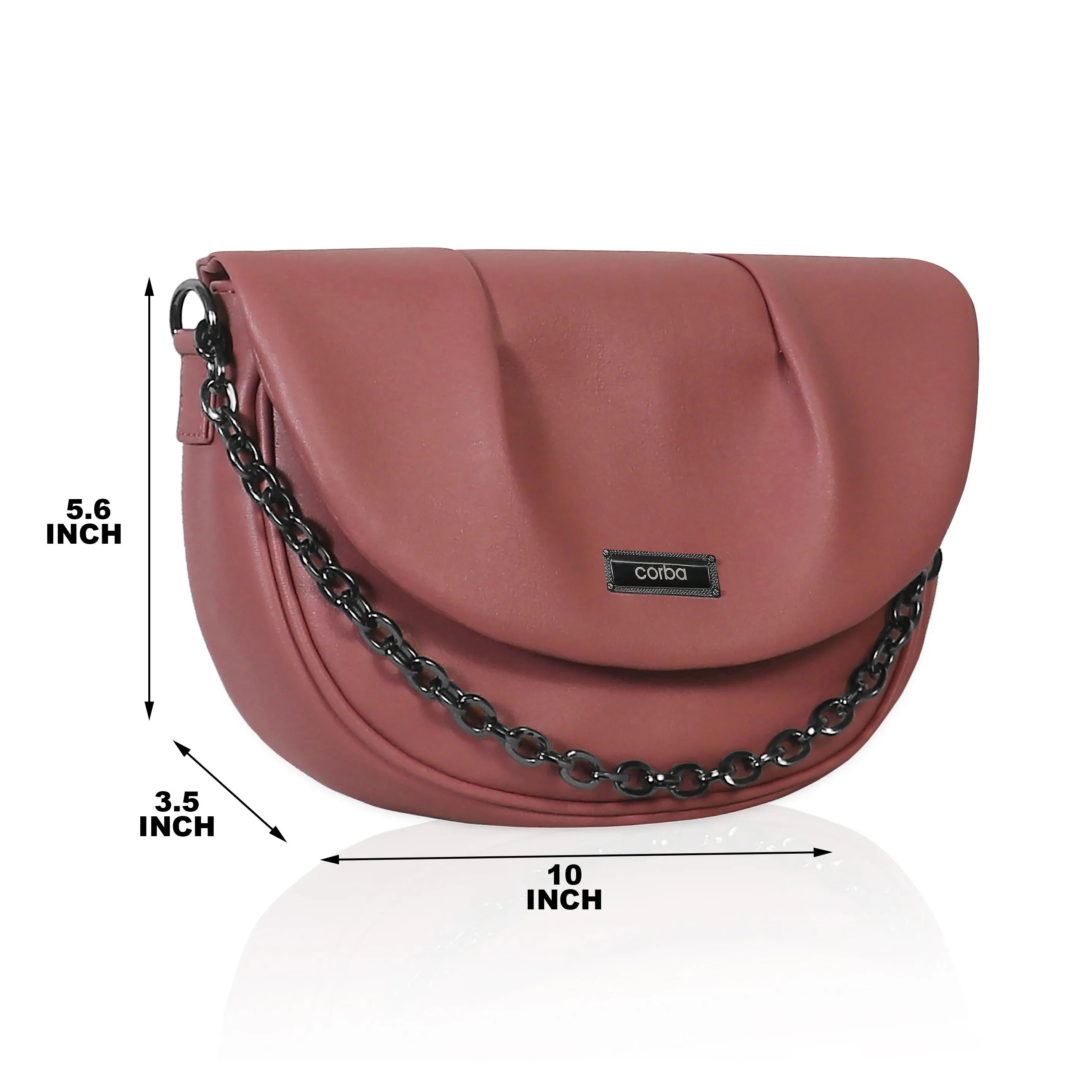 Corba Women Sling Bag Brown