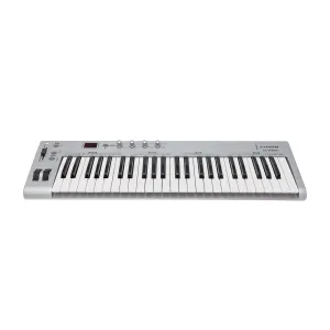 Crown CK-49 MIDI USB 49-Key Electronic Portable Keyboard Controller (Silver)