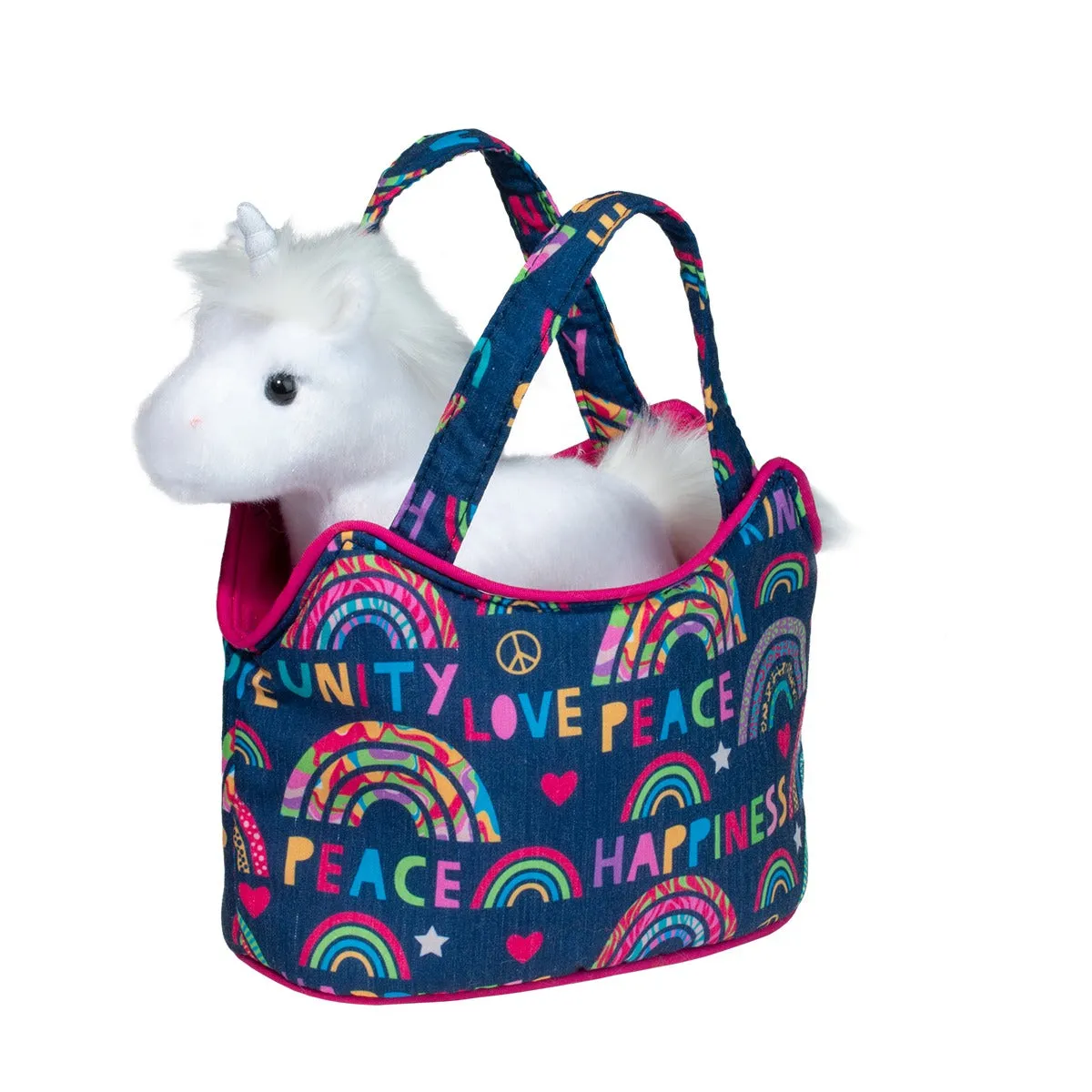 Douglas Sassy Pet Sak Kindness with White Unicorn 6.5"