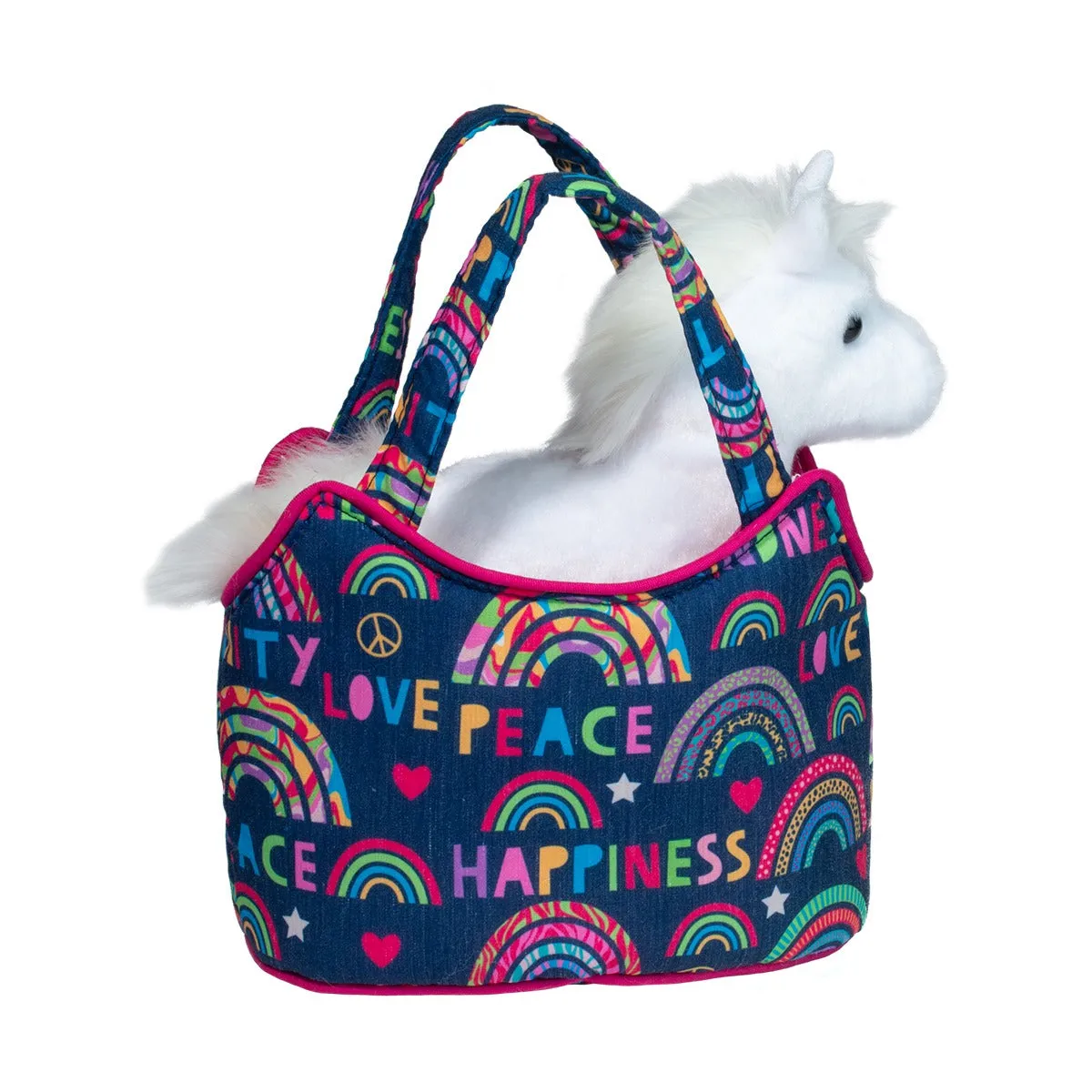 Douglas Sassy Pet Sak Kindness with White Unicorn 6.5"