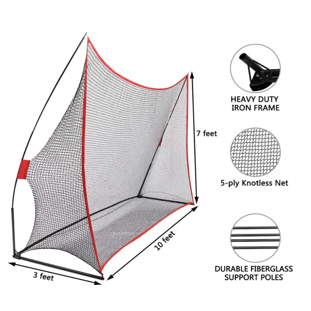 Durable Portable Golf Practice Net 3M Easy Setup  Carry Bag