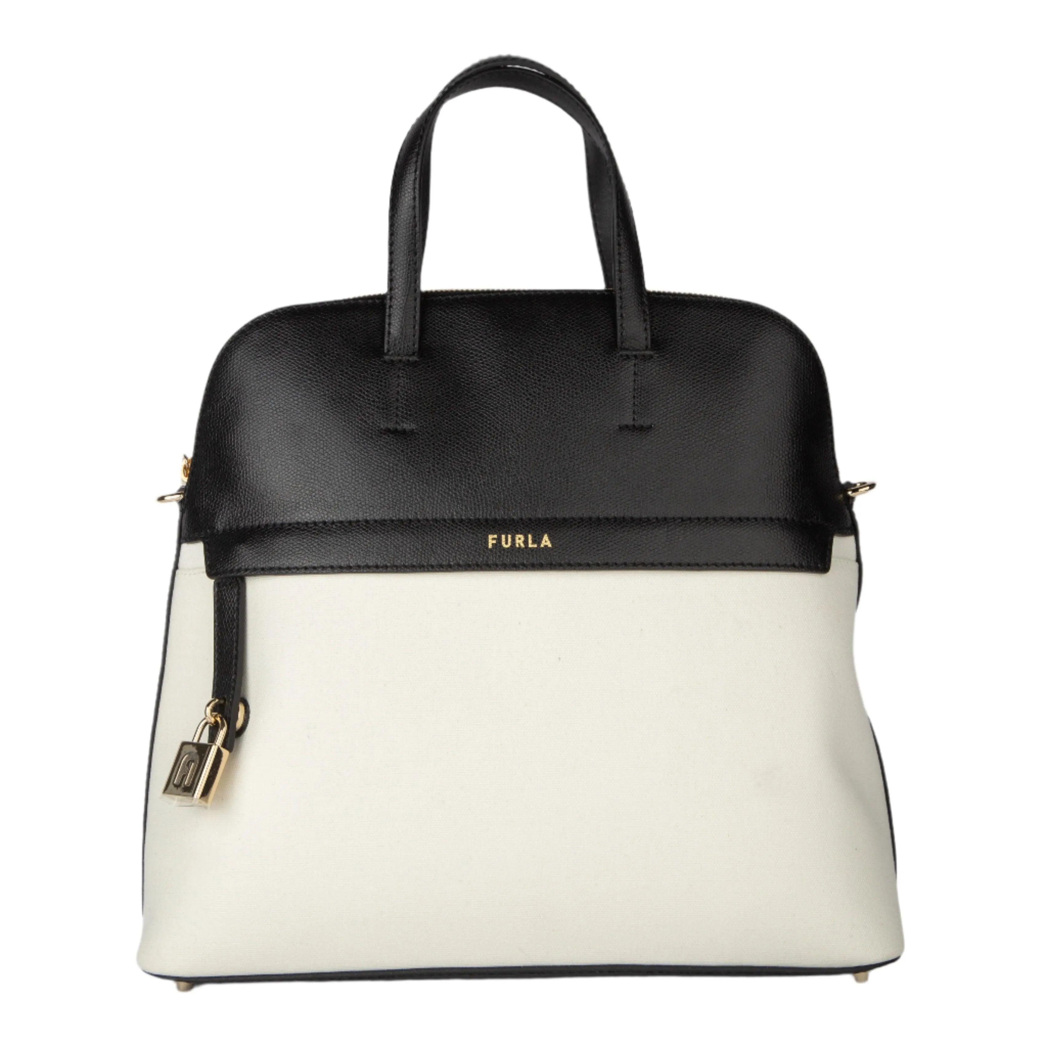 Furla Piper Dome 26 - Naturale   Nero