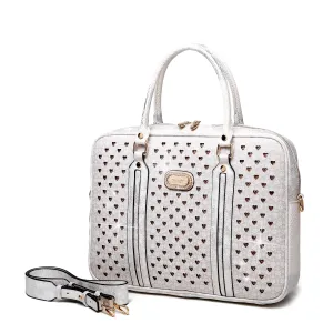 Galaxy Stars Crystal Stud Laptop Office Work Bag