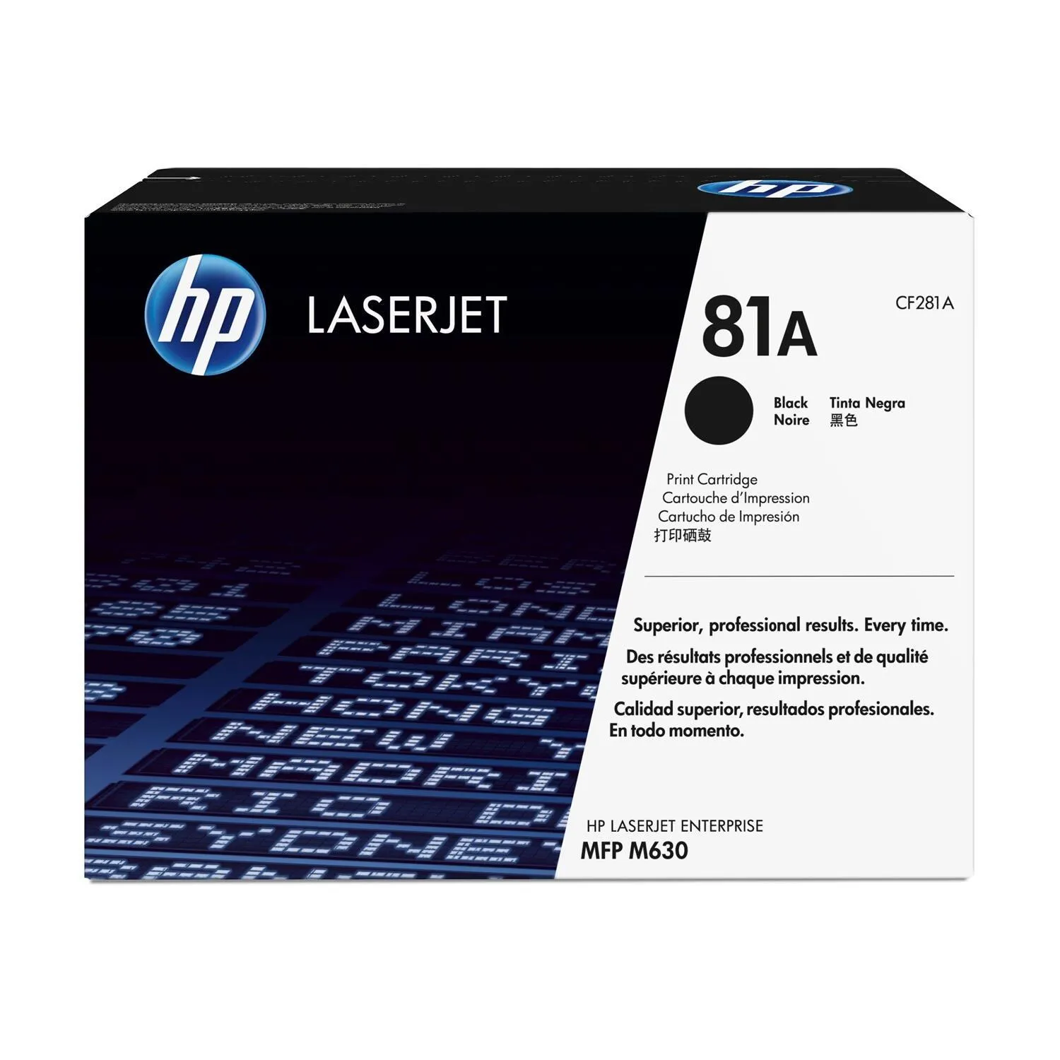 HP 81A Original LaserJet Toner Cartridge - Black CF281A