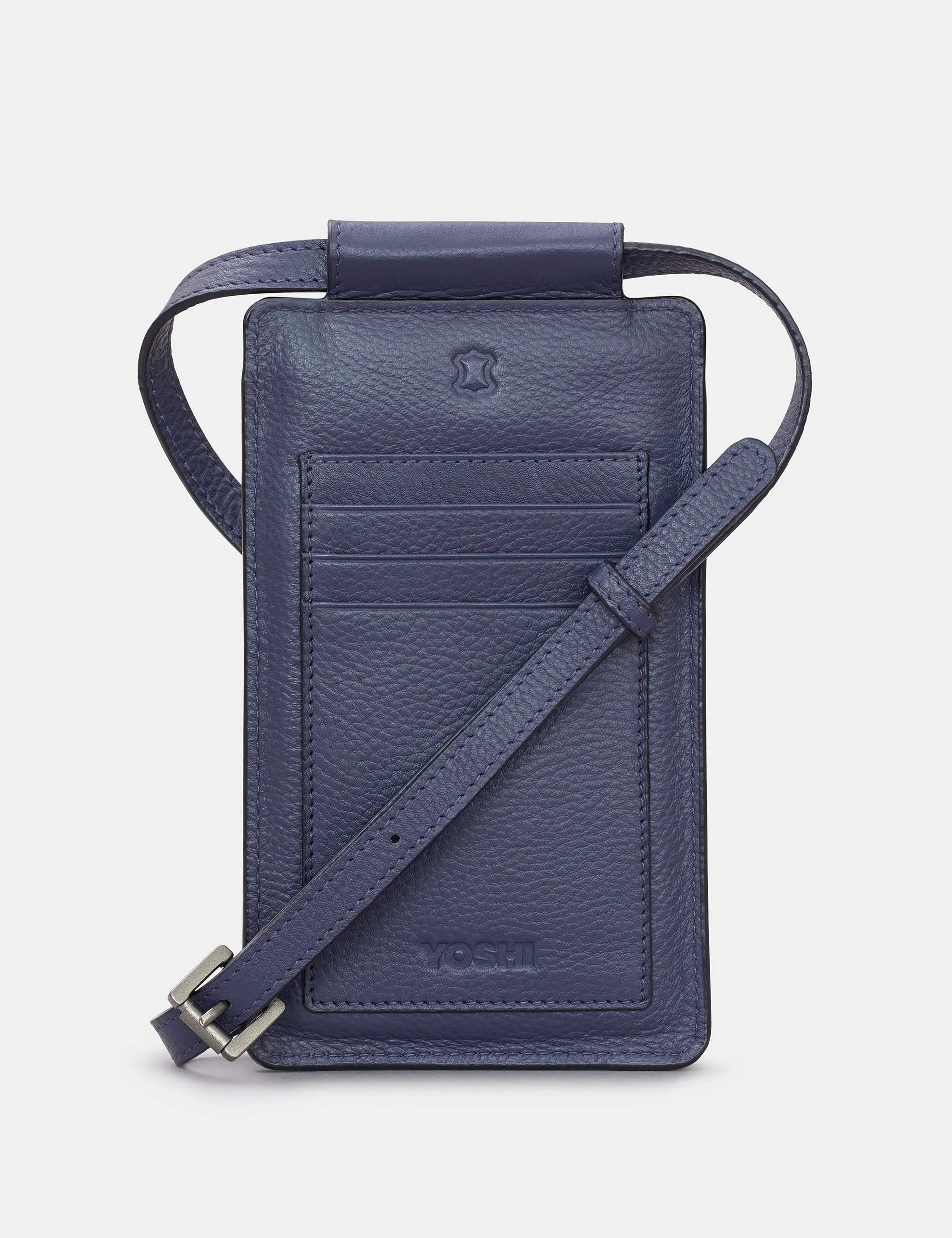 Jane Austen Bookworm Navy Leather Phone Case