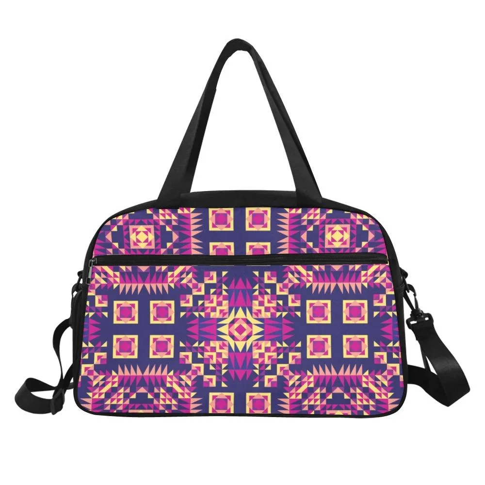 Kaleidoscope Bleu Fitness Handbag