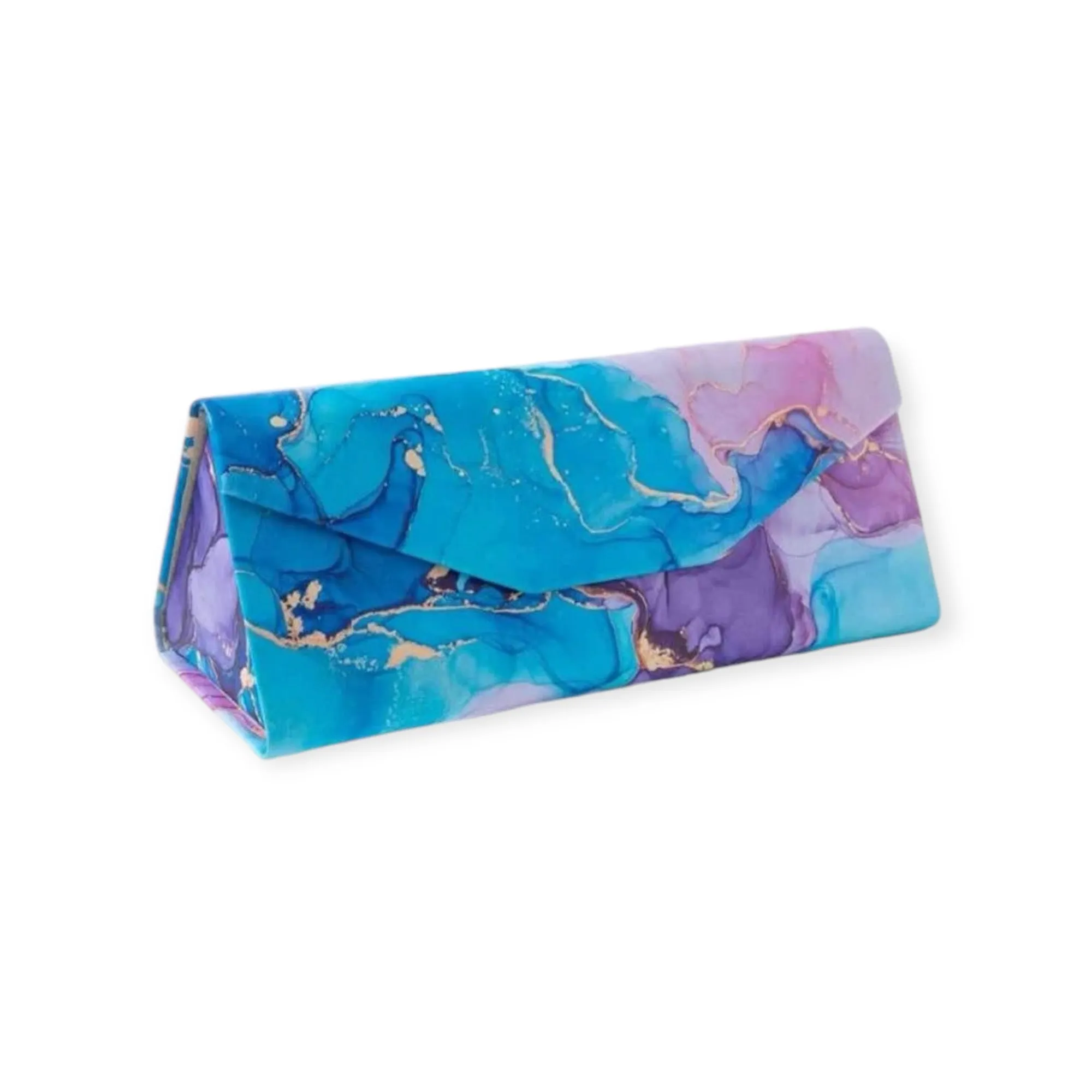 Lush Foldable Glasses Case - Blue Passion