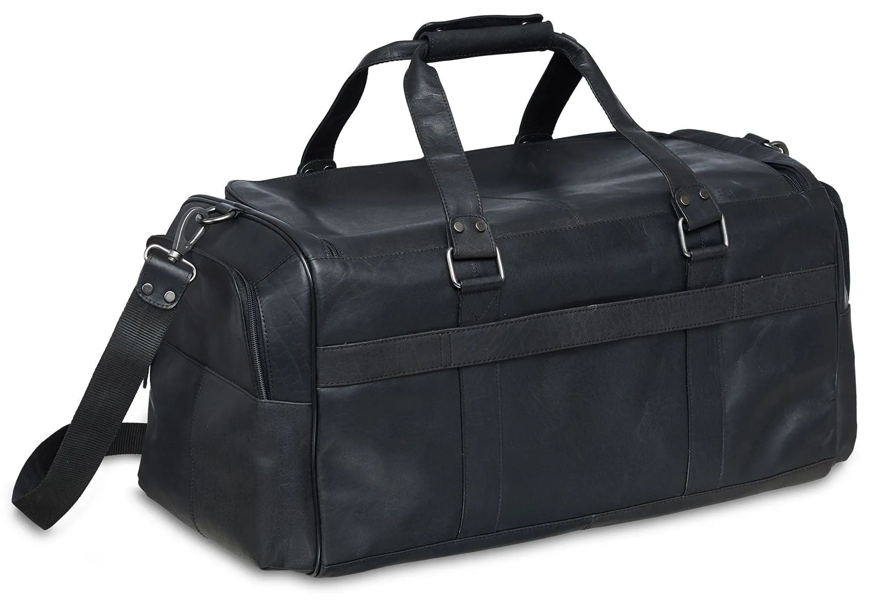 Mancini Buffalo Collection Leather Duffle