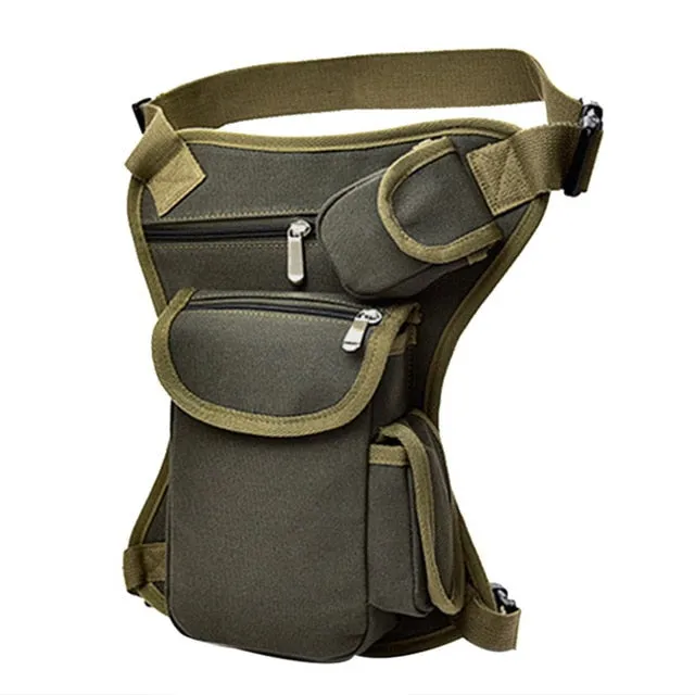 Men Military Tactical Travel Riding Motorcycle Bag Portable Waist