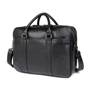 Men's Genuine Leather Laptop Bag - Sleek & Functional