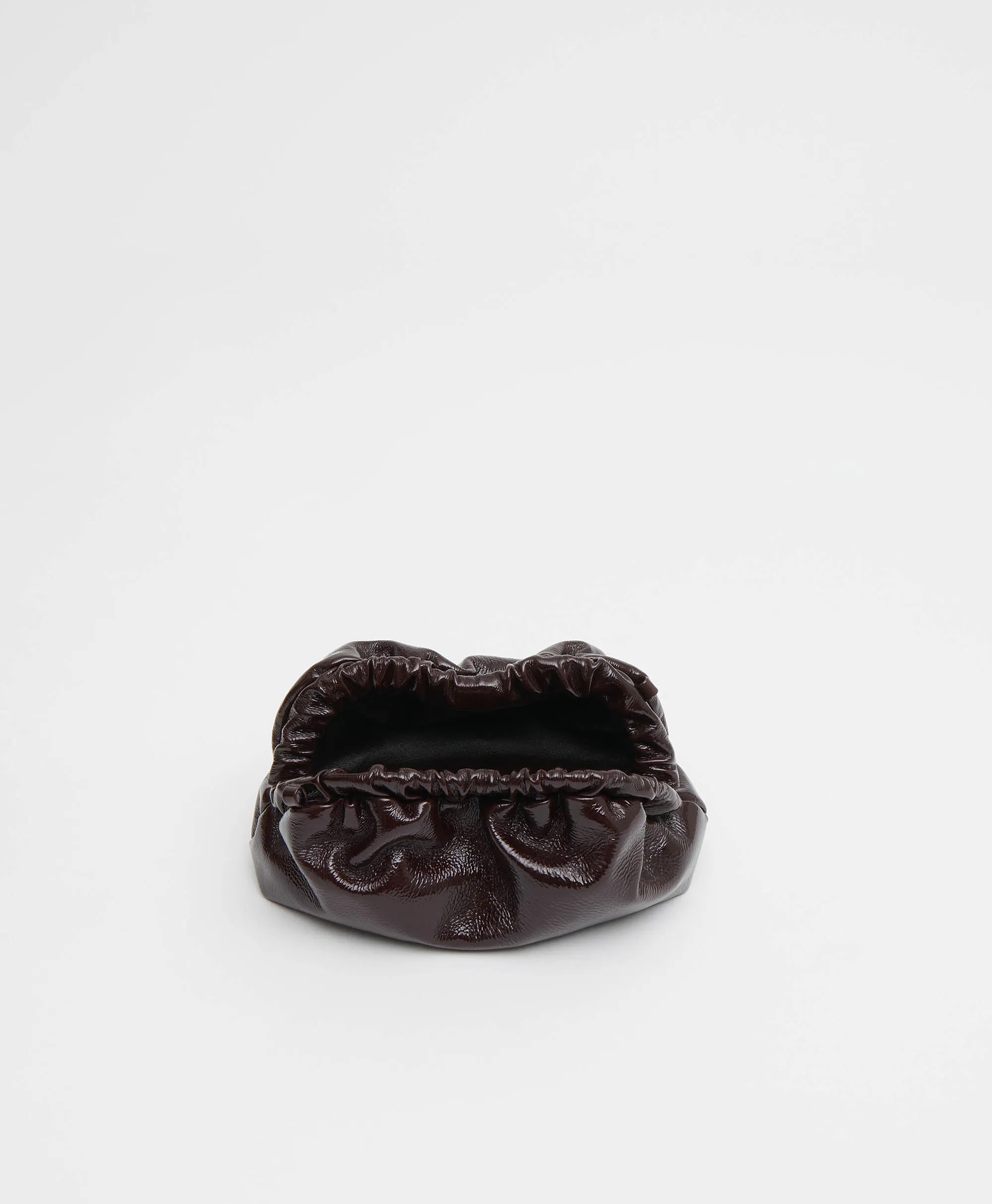 Mini Cloud Clutch - Aubergine Naplak