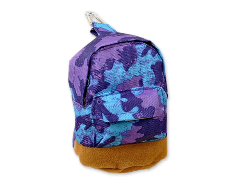 Multifuntional Mini Backpack Coin Purse - Purple Camo