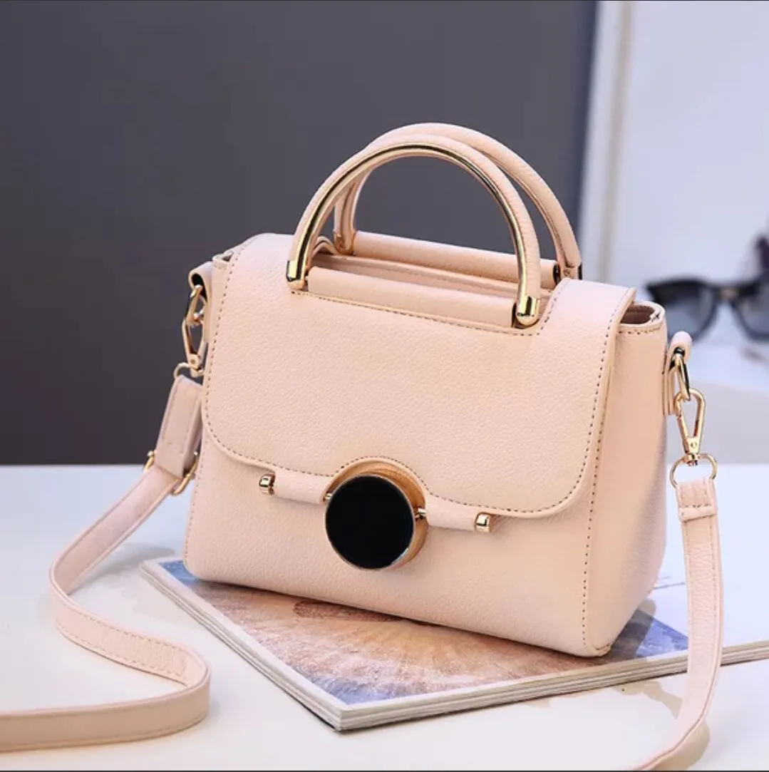 New style bags, sweet and fashionable women's bags, solid color, niche design, shoulder handbag