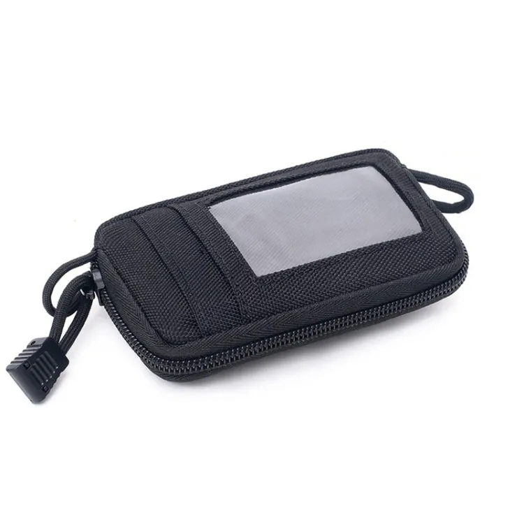 Outdoor Running Multi-functional Coin Purse Travel Waterproof Leisure Card Bag(Black)