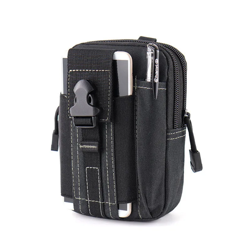 Outdoor sports waist bag men's belt multi-functional tactical waist bag hanging bag coin purse mobile phone bag