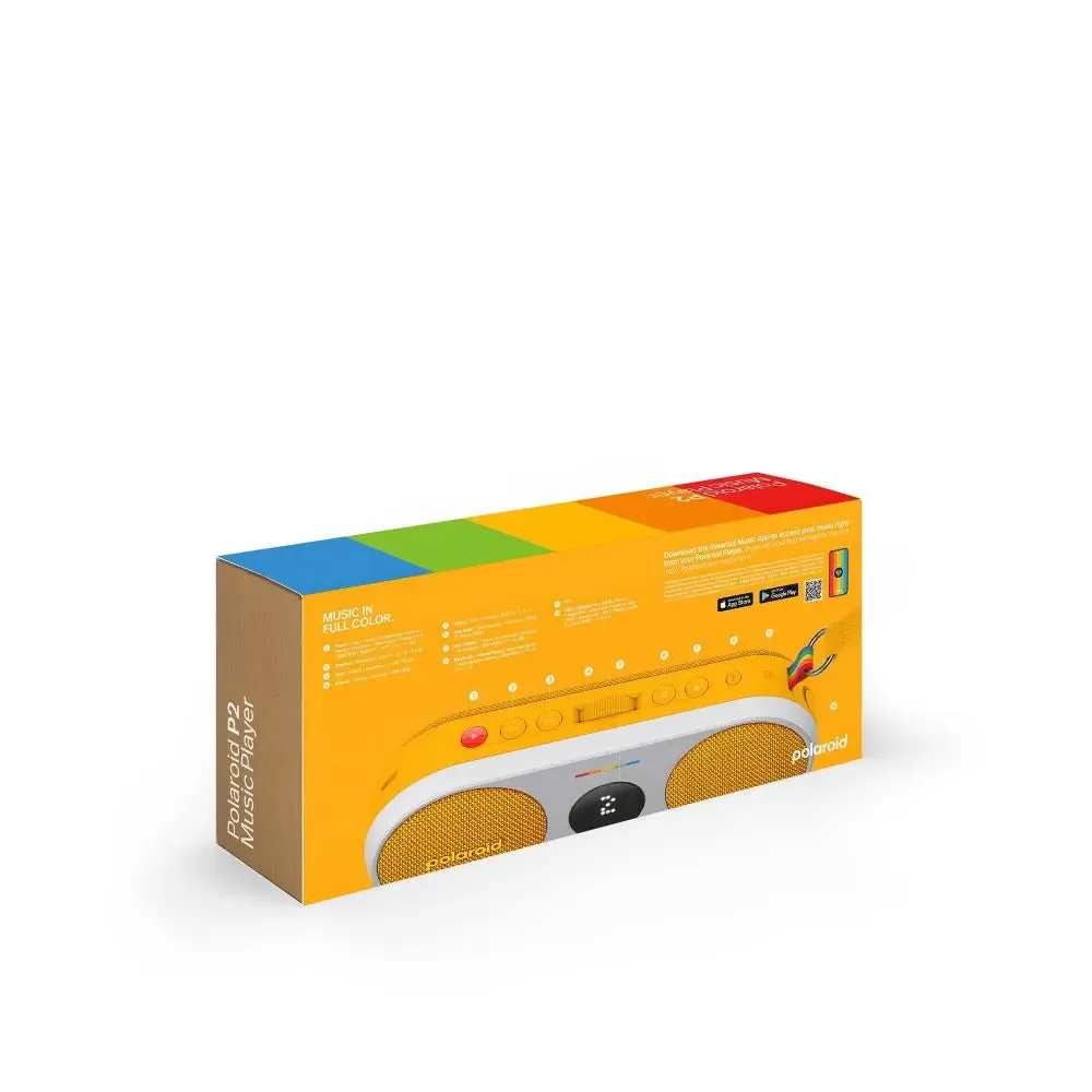 Polaroid Music Player 2 - Yellow & White