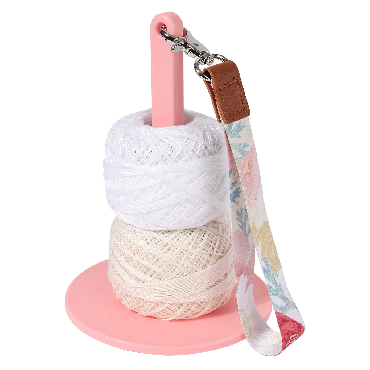 Poppy Crafts Portable Yarn Holder - Pink