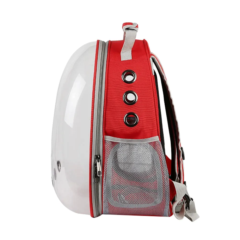 Portable Outdoor Capsule Ventilated Backpack with Visual Window Pets Bag