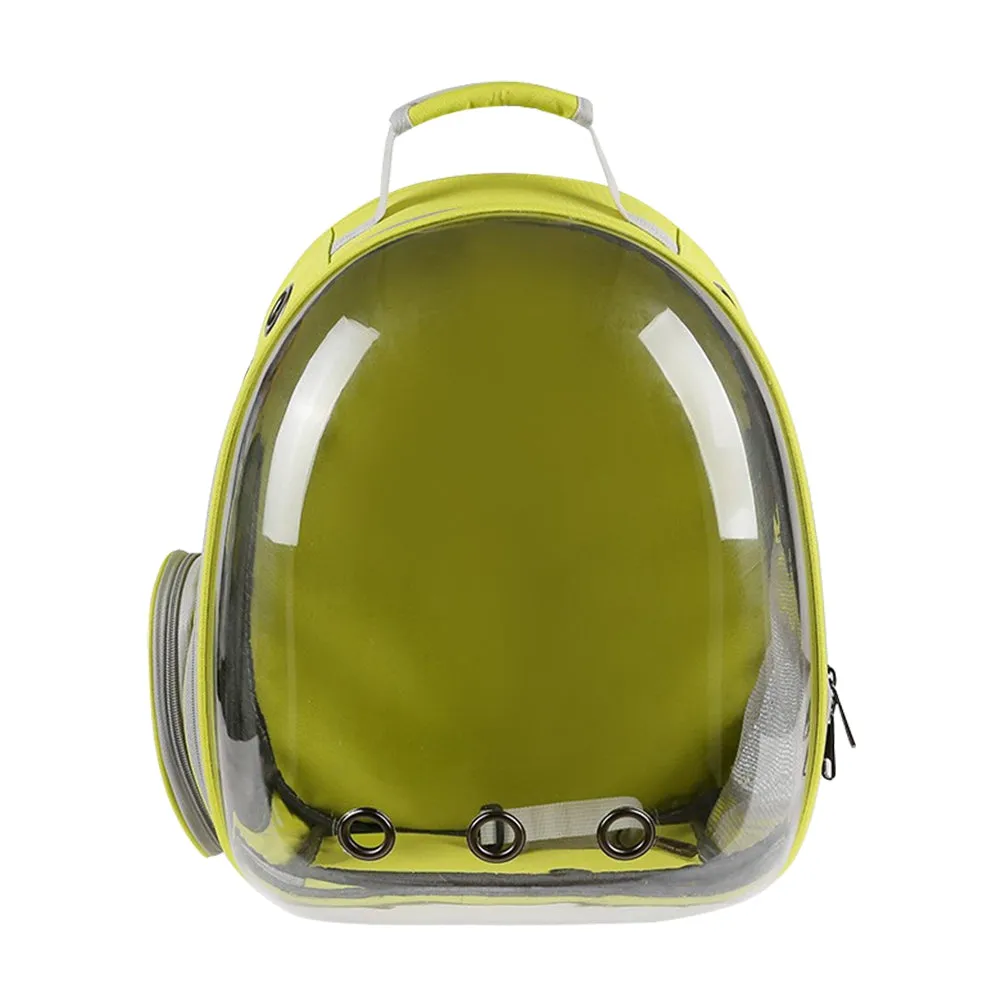 Portable Outdoor Capsule Ventilated Backpack with Visual Window Pets Bag