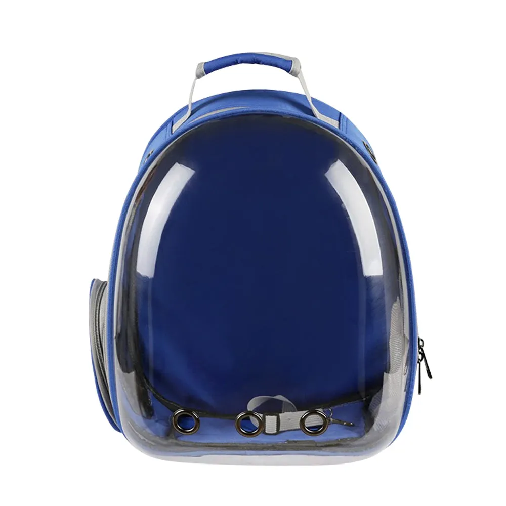 Portable Outdoor Capsule Ventilated Backpack with Visual Window Pets Bag