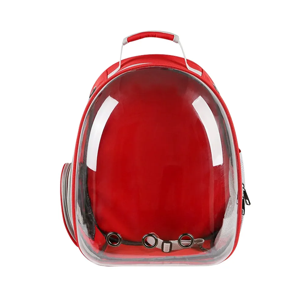 Portable Outdoor Capsule Ventilated Backpack with Visual Window Pets Bag