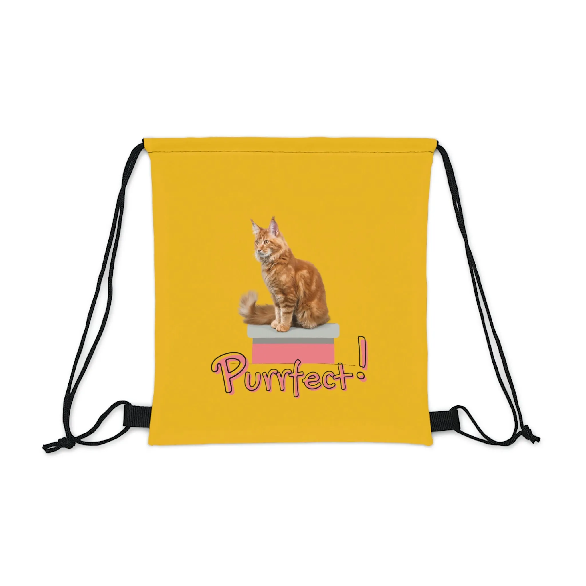 Purrfect Cat POD Outdoor Drawstring Bag