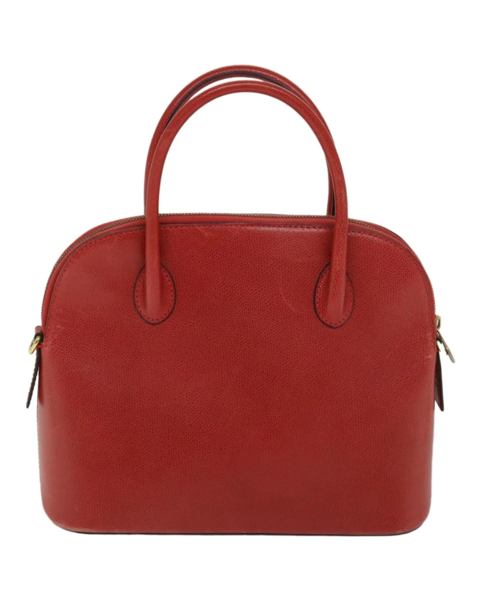 Red Leather 2-Way Handbag by Celine