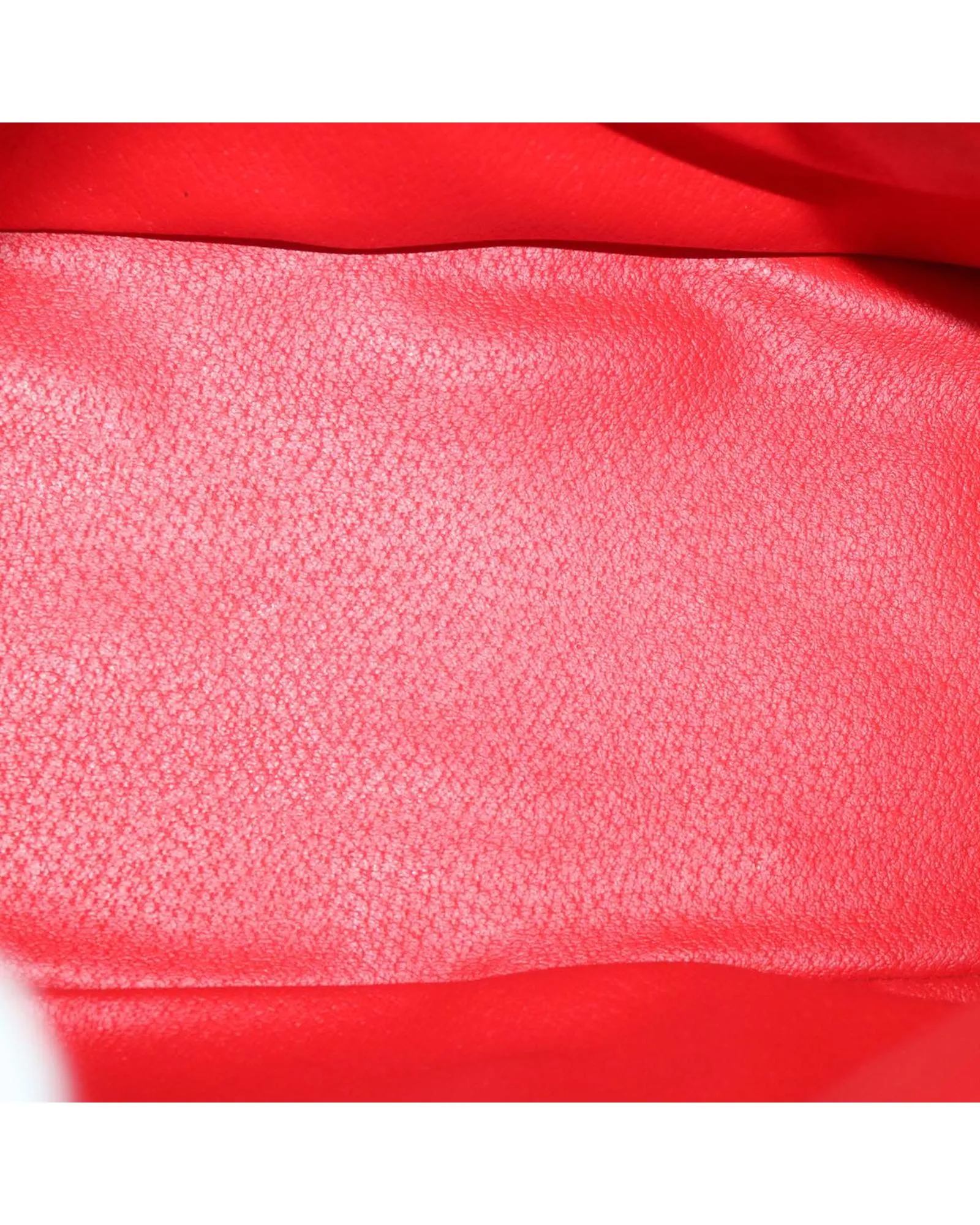 Red Leather 2-Way Handbag by Celine