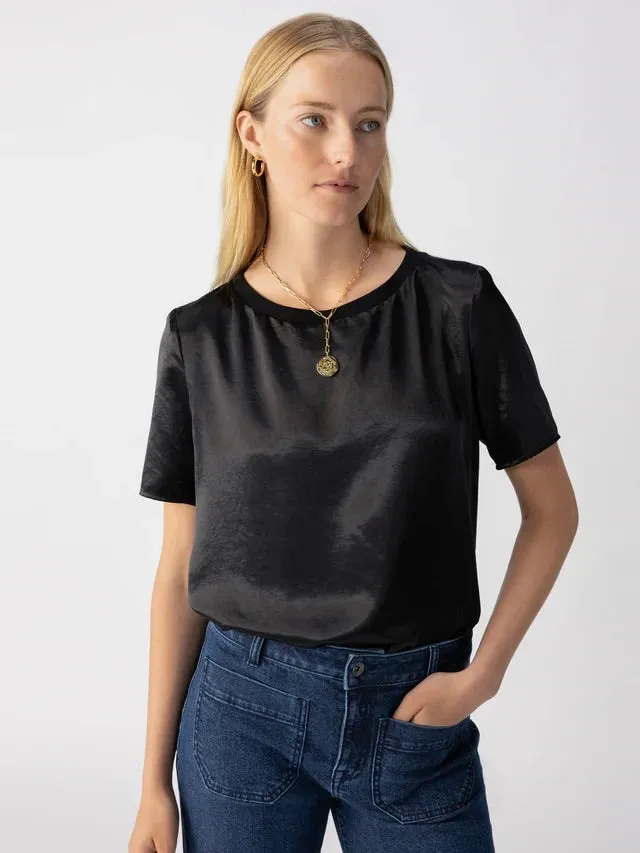 {Sanctuary} Timeless Satin Tee