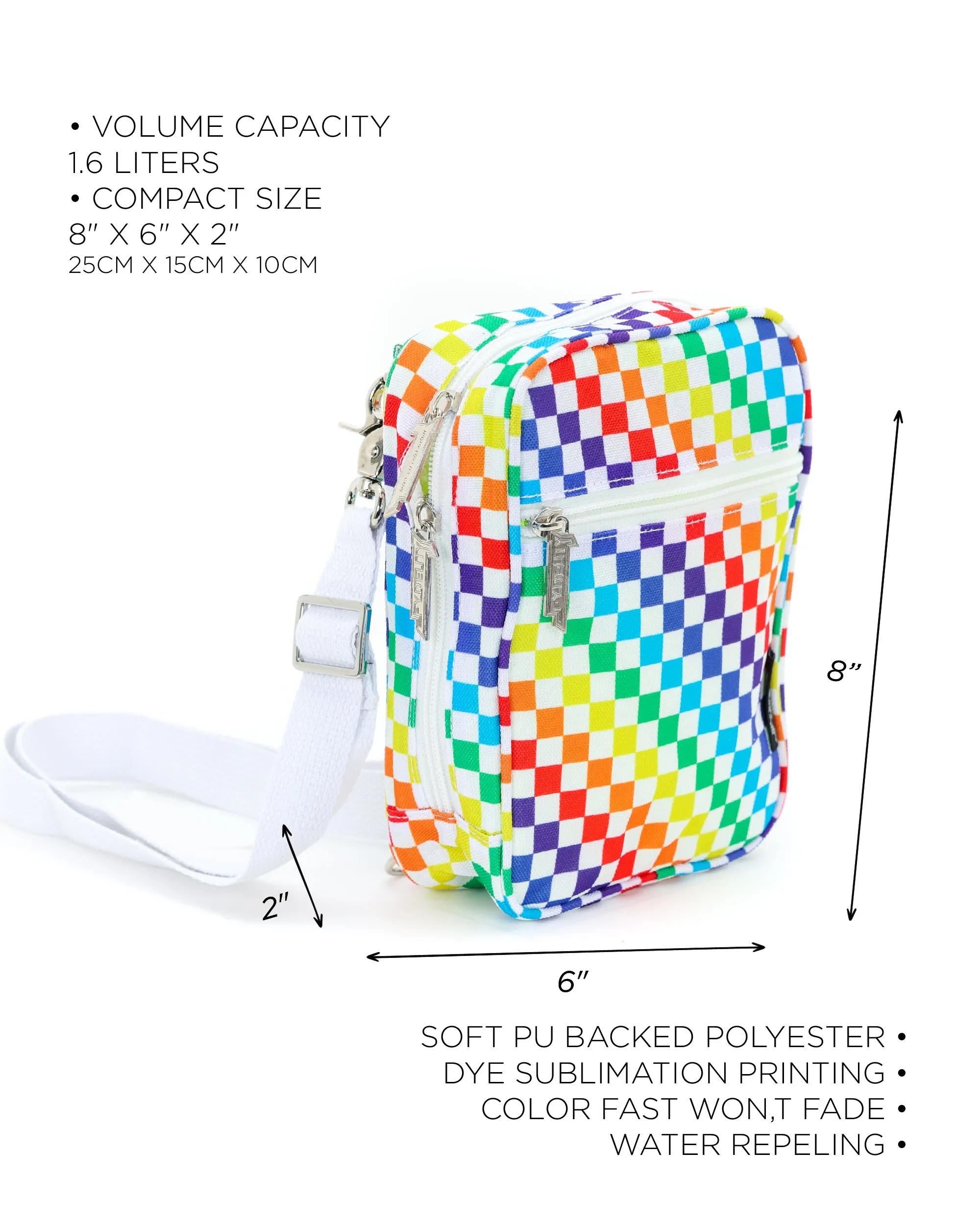 Sidekick | Crossbody Sling | Recycled RPET | INDY Rainbow