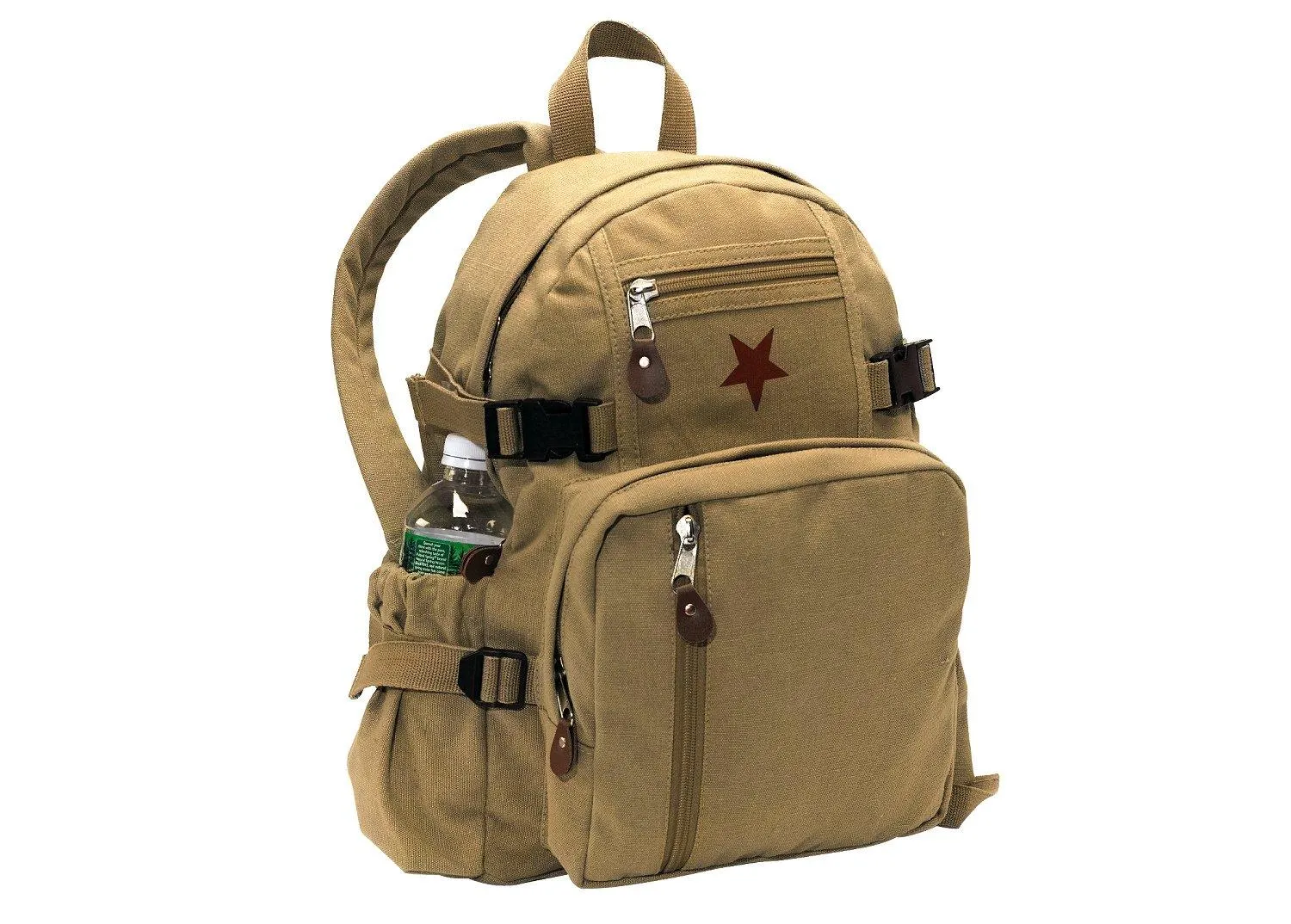 Vintage Canvas Compact Backpack