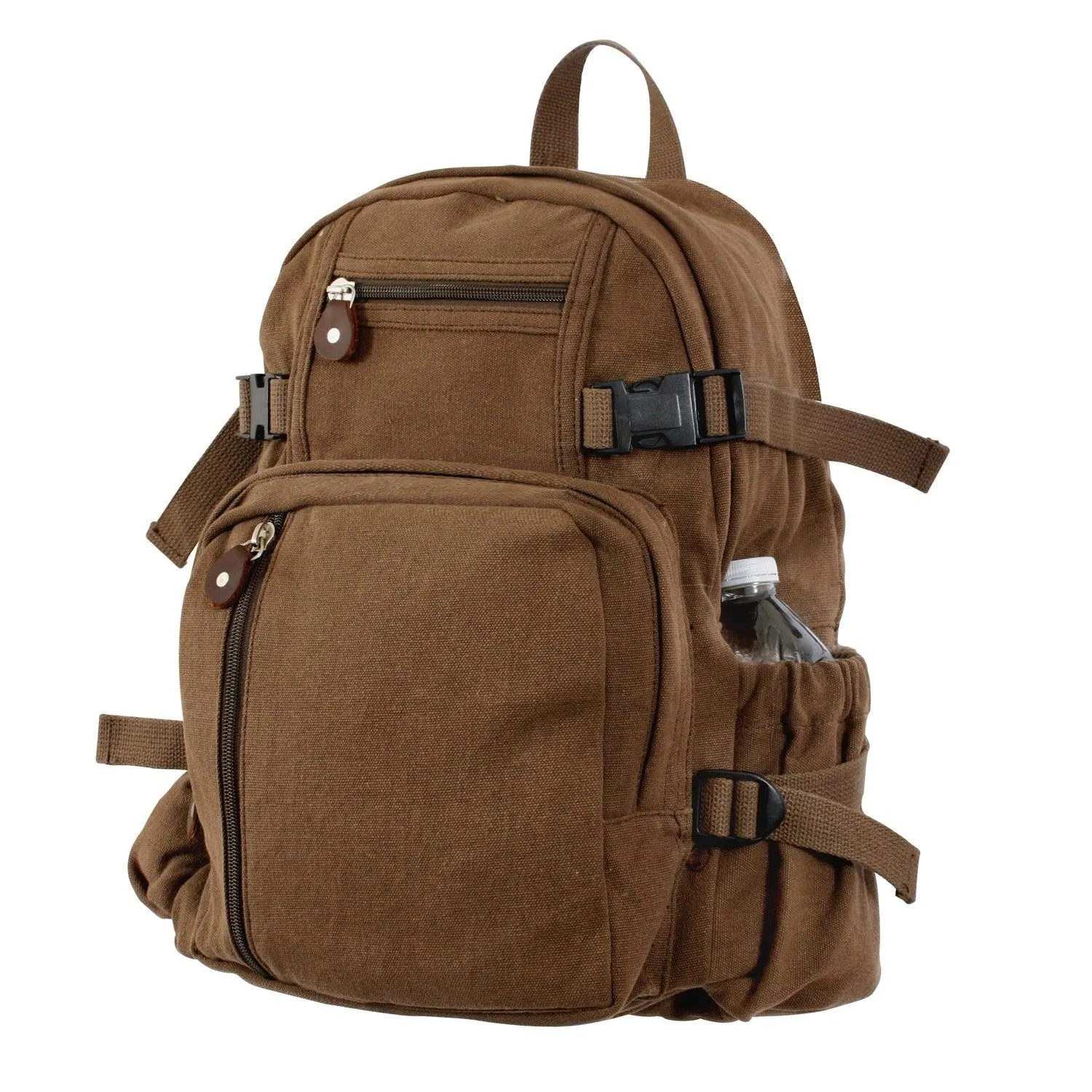 Vintage Canvas Compact Backpack