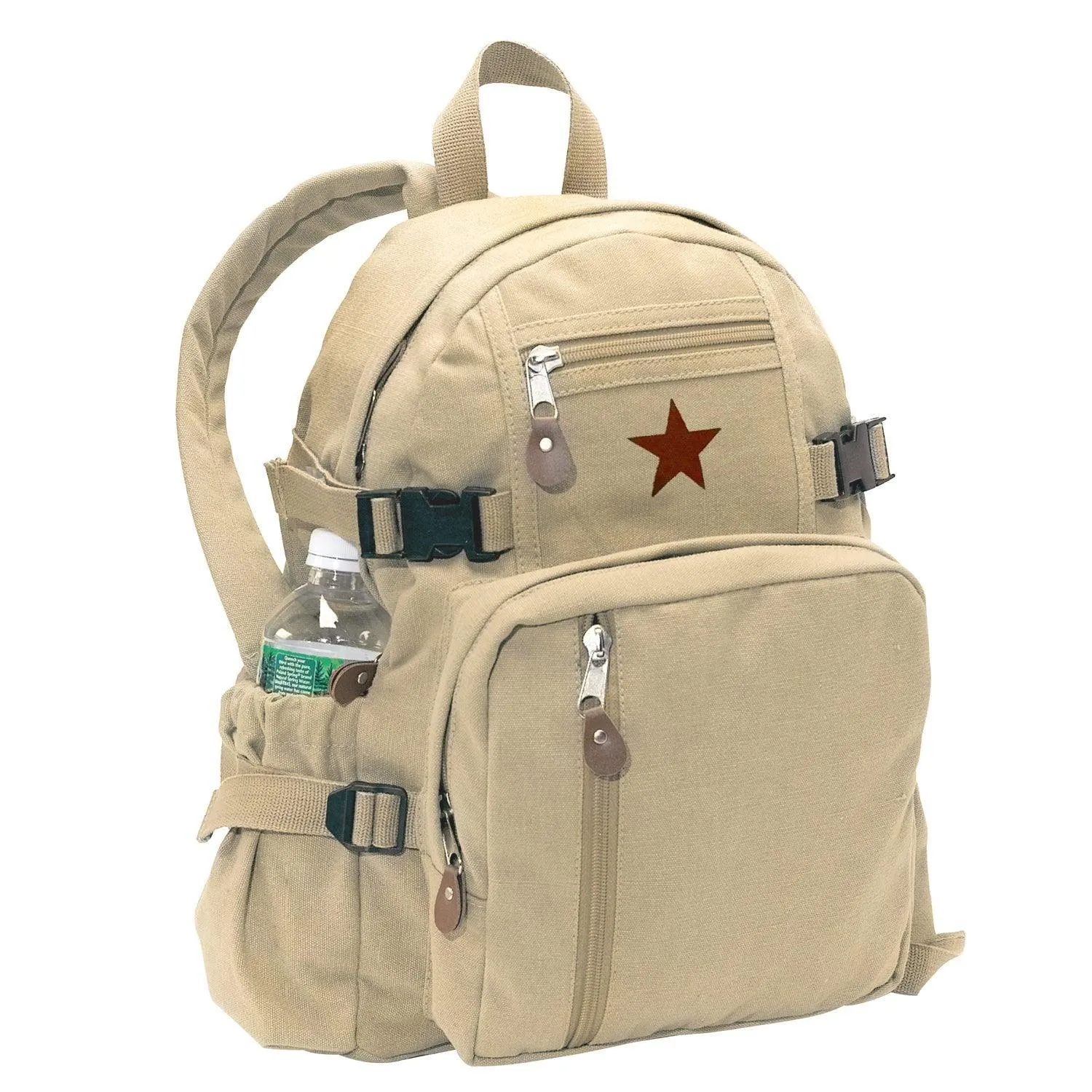 Vintage Canvas Compact Backpack