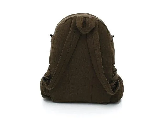 Vintage Canvas Compact Backpack