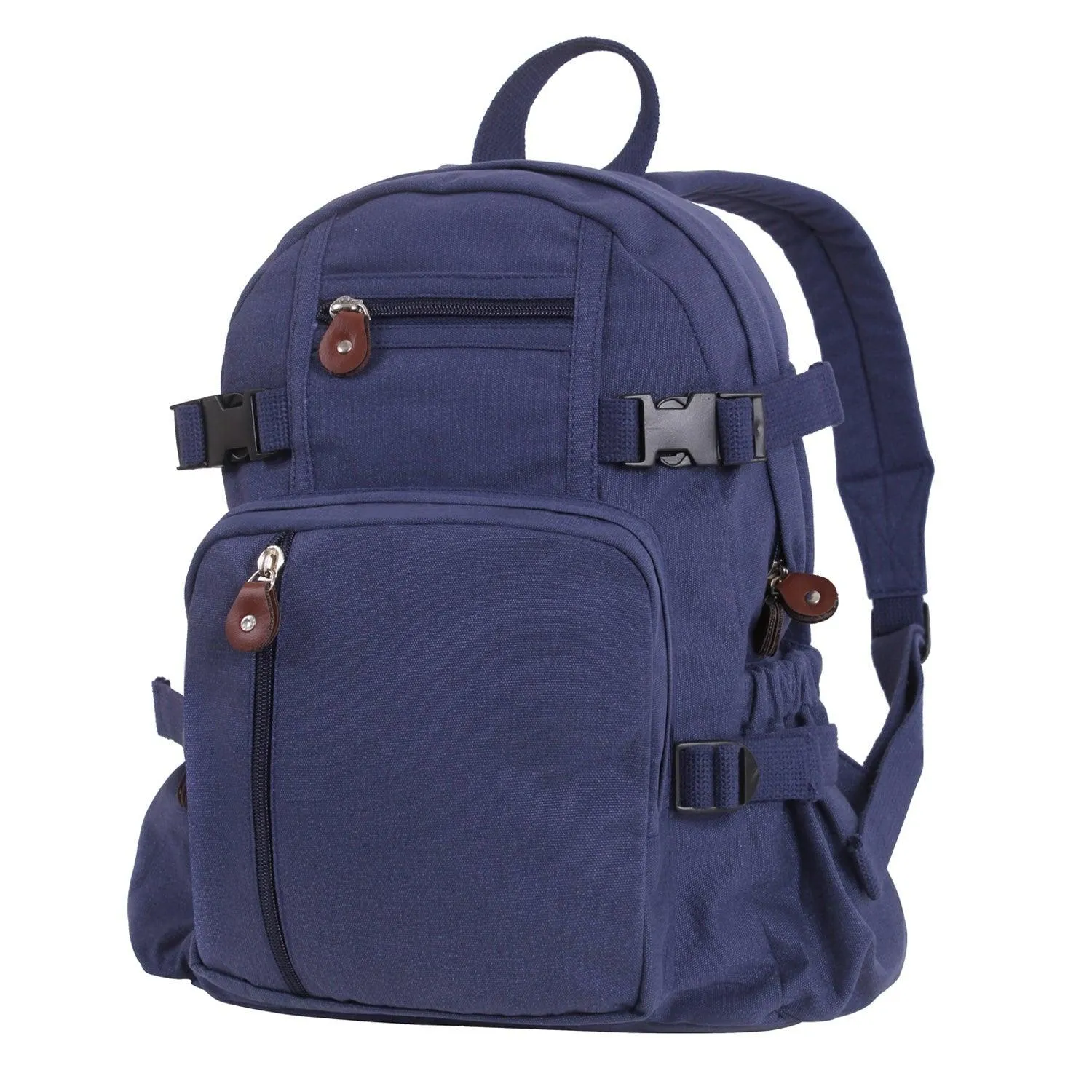 Vintage Canvas Compact Backpack