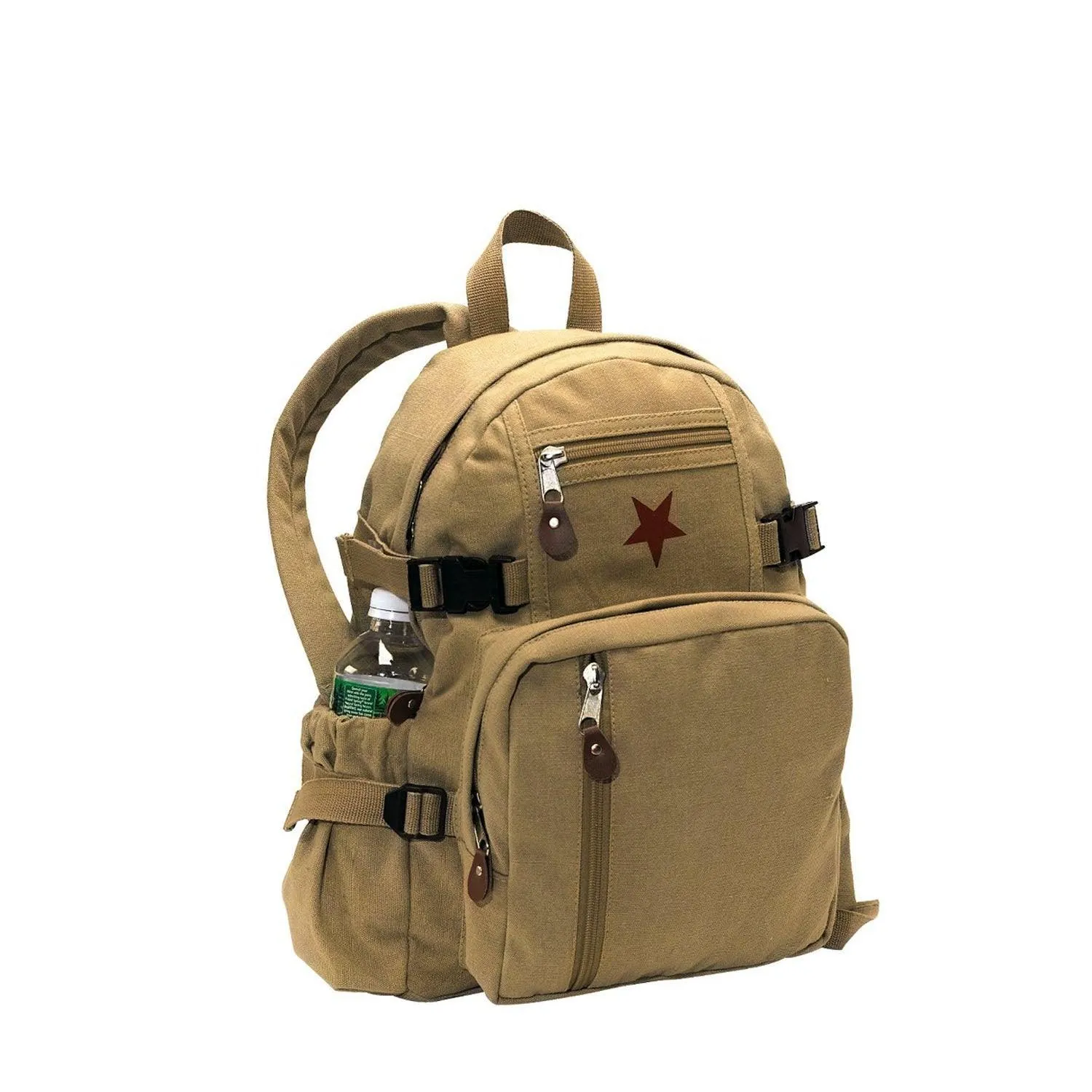 Vintage Canvas Compact Backpack